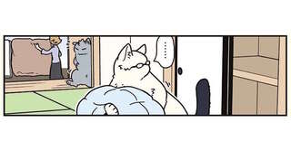 押入れを見たら入らずにはいられない...。猫になった兄と弟／ブラック企業の社員が猫になって人生が変わった話8