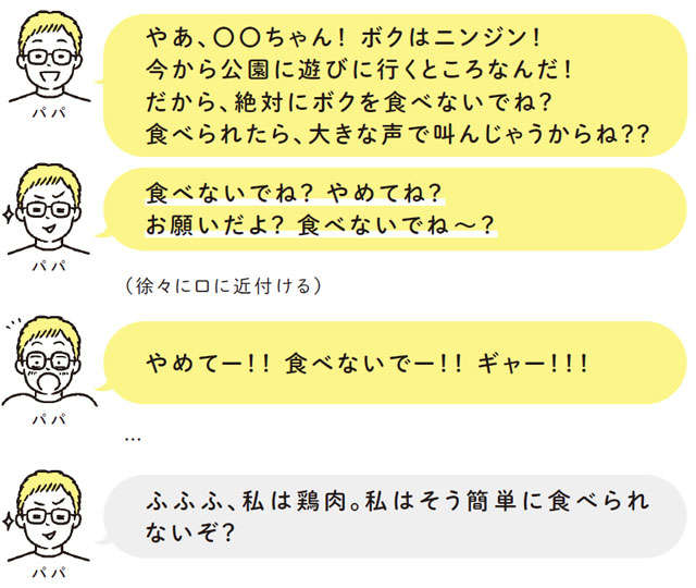 これで子どもはパクパク食べる！食事の時間をエンタメ化／世界一楽しい子育てアイデア大全 003004.jpg