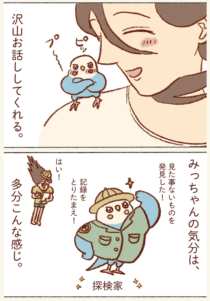 『プジェ日記！ 幸せを運ぶインコのみっちゃん』 24.webp