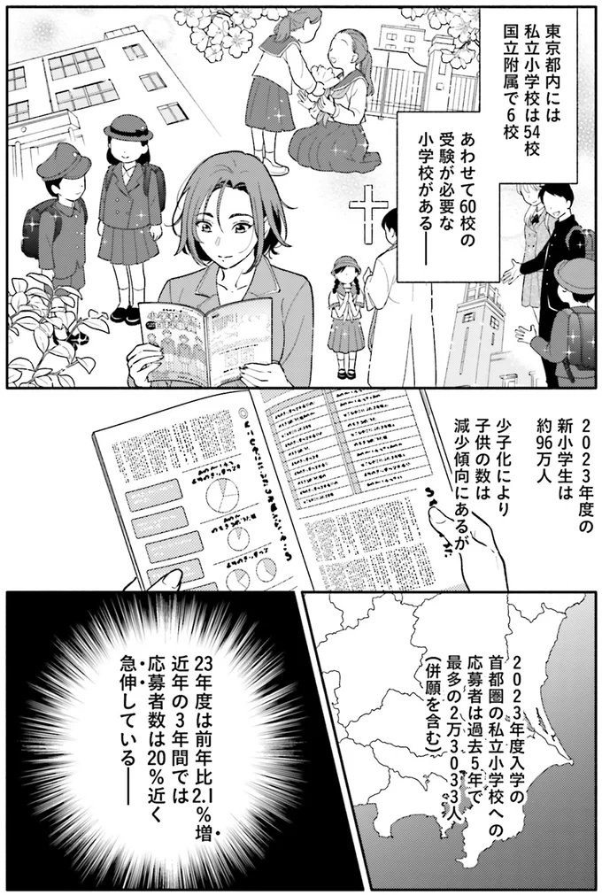 前年よりライバル20％増⁉加熱する受験戦争に驚愕／君の背中に見た夢は1 33.png