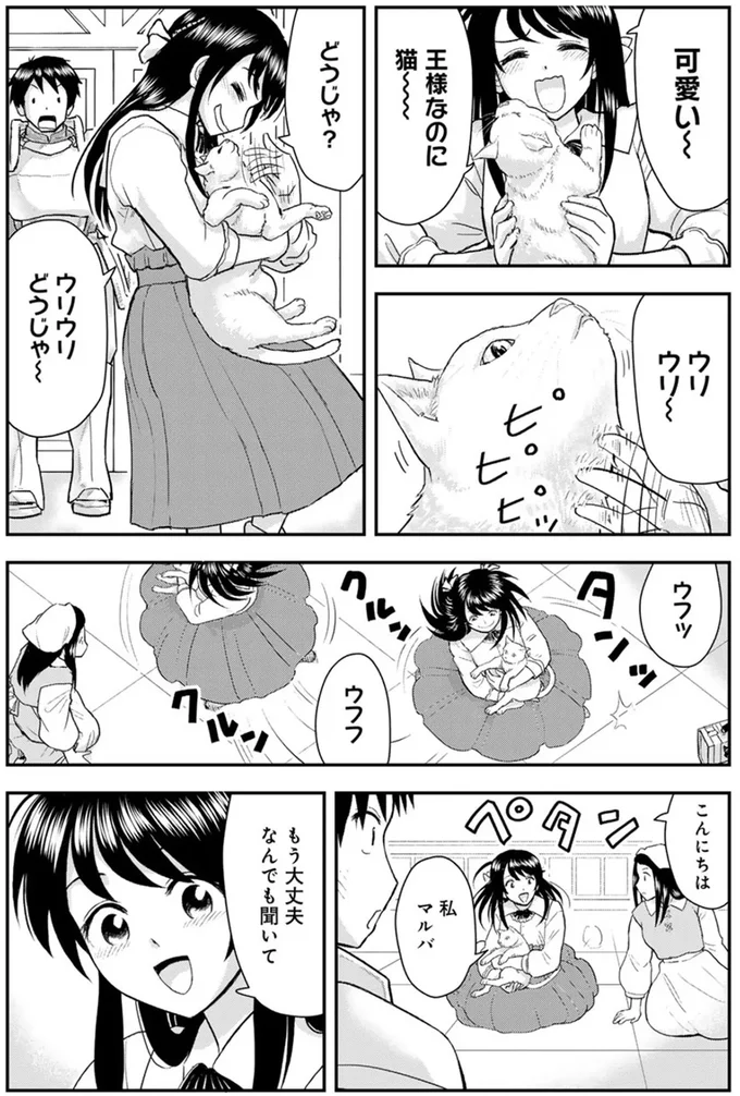  おもちゃやおやつに大興奮！ 魔女に遊ばれる「猫の王様」がめっちゃ楽しそう！／王が猫になった 15749304.webp
