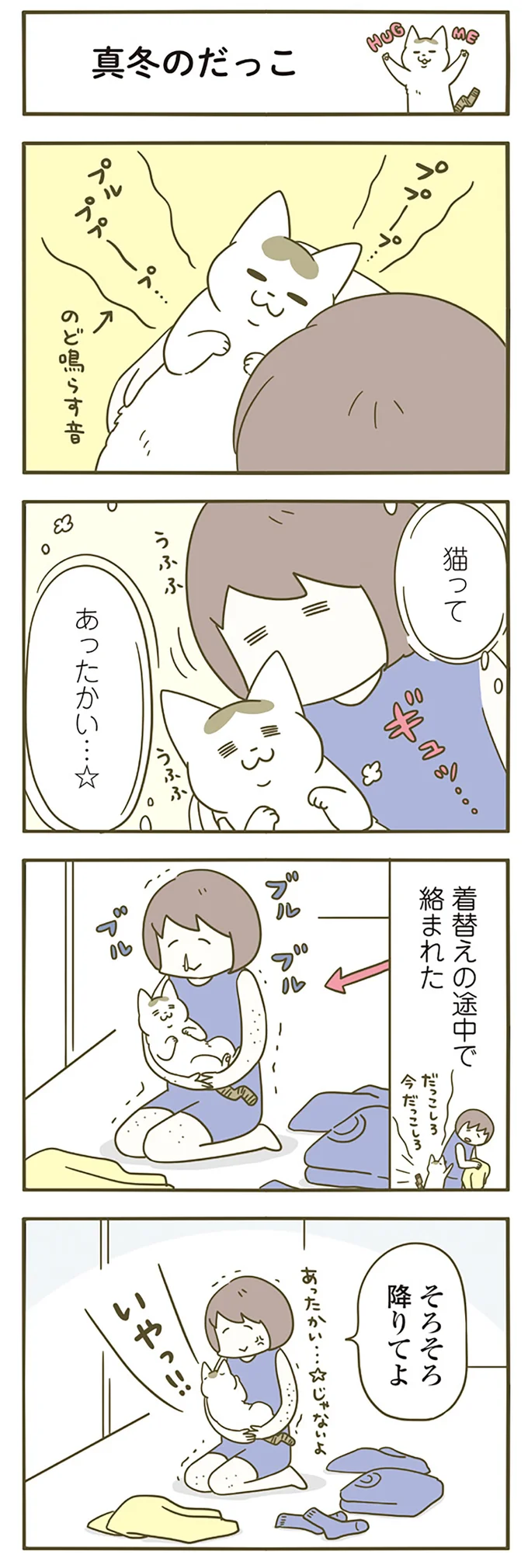 「猫ってあったかい...」をしみじみ実感した真冬の出来事／うちの猫がまた変なことしてる。5 12517404.webp