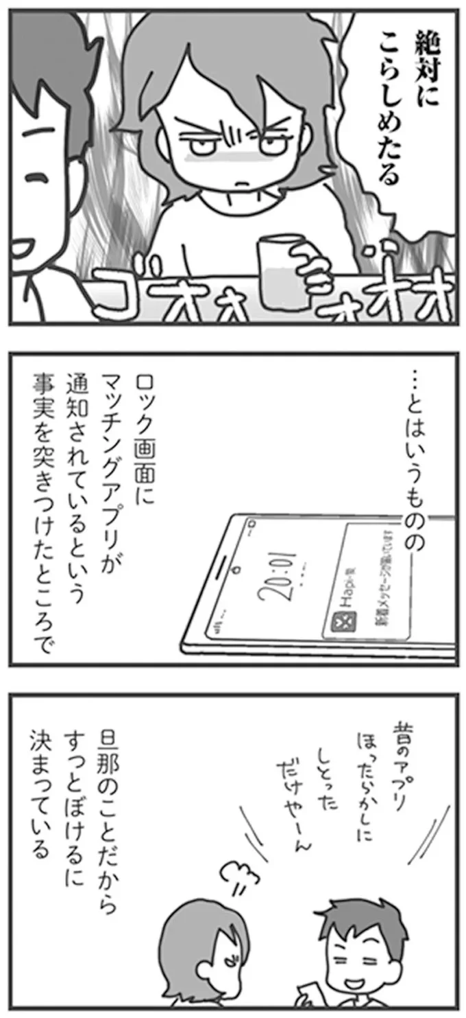 新婚1カ月で夫は不倫...？ かつて「二度と浮気しない」と清算したのに...／旦那がマッチングアプリでやりとりしてる相手は嫁です 12670946.webp