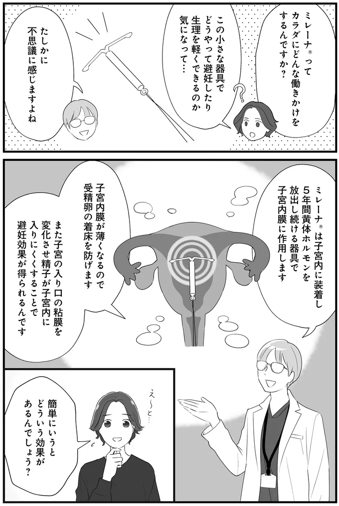 避妊もできて生理も軽くなる「ミレーナ」。器具を入れるって怖そうだけど...／産婦人科医に聞く わたしとカラダの選択肢 05-05.png