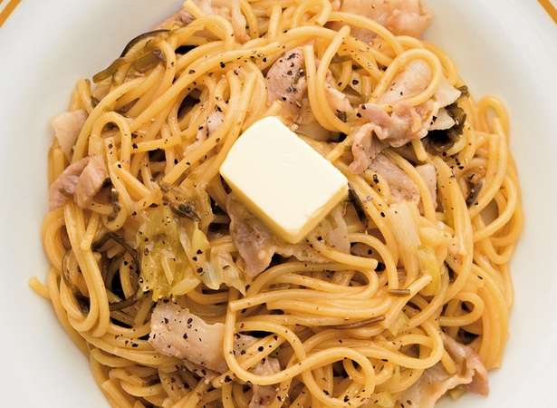 パスタ調理もレンチンで！「ねぎ豚和風パスタ」レシピ【人気インフルエンサー・おめぐさん考案】 12821820_615.jpg