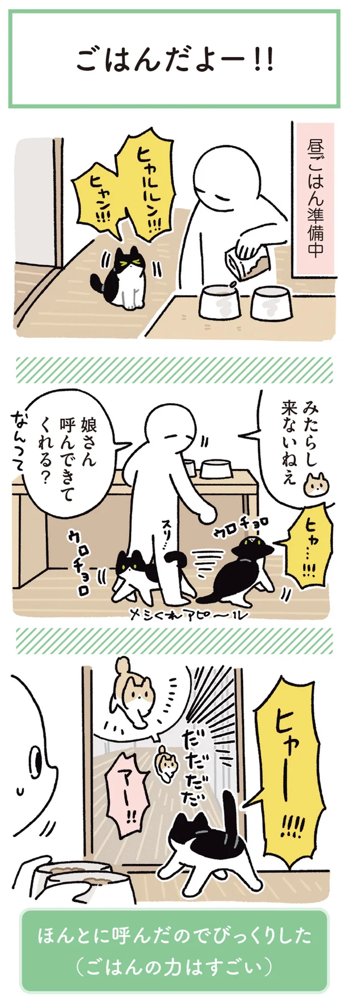 「ボクのだよ」優しい先住猫とあざとい子猫。おやつを子猫が横取りしたら...／黒猫ろんと暮らしたら 13202174.webp