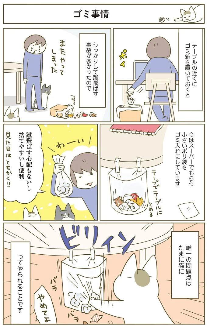 わーッ！ 猫は「ボタンを踏む」。飼い主は焦るが...もう！／うちの猫がまた変なことしてる。4 13405471.webp