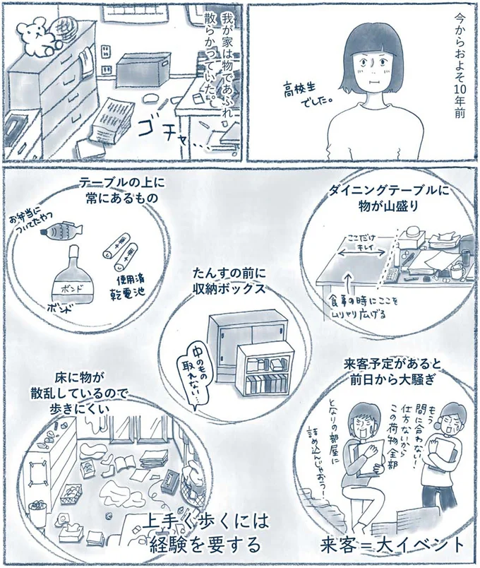 汚部屋で暮らす家族が激怒。無計画な片づけはトラブルの元／わたしのウチには、なんにもない。 1 13774522.webp