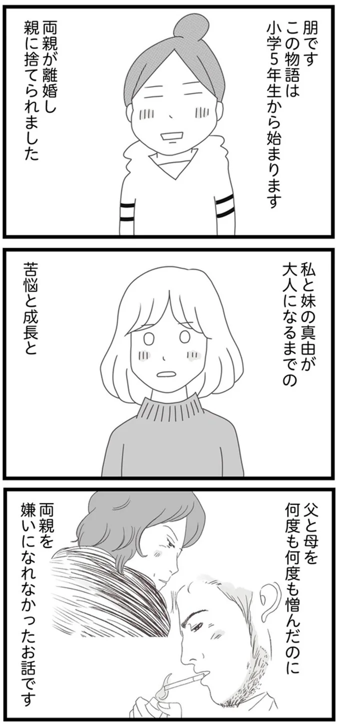 小学生娘の「あまりに悲しい涙」。気まぐれに会いに来る父に「一緒にいたい」と言えなかった理由／親に捨てられた私と妹 13924620.webp