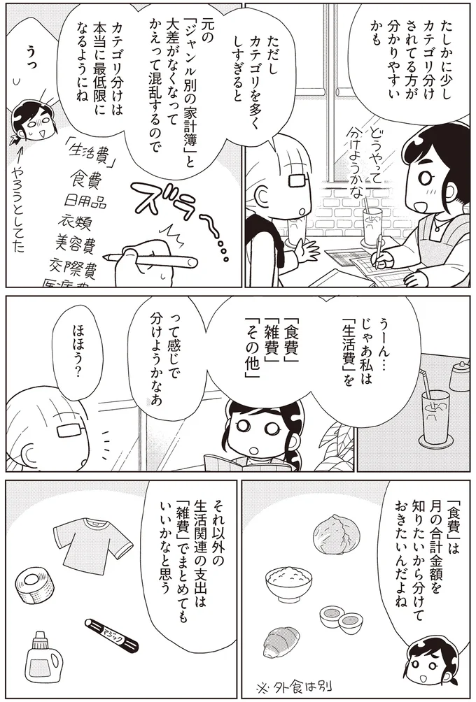 生活費の見直しは、「生活を変えずに金額を減らせるもの」をチェック！／貯金ゼロから「貯められる人」になりました 14065010.webp