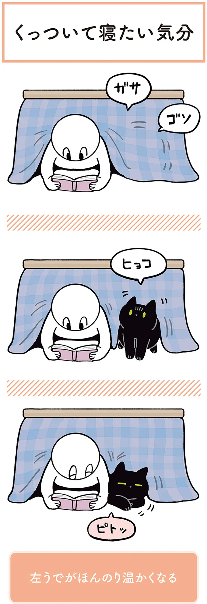 飼い主のお尻をぎゅうぎゅうする黒猫。最後はむぎゅっと.../黒猫ろんと暮らしたら2 14151577.webp