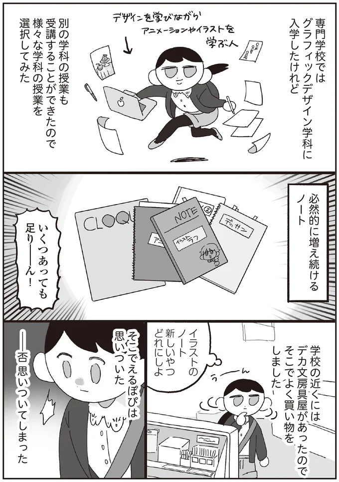 子ども用の「じゆうちょう」をノートに...美術系専門学校生の思い付き。その結果は／えるぽぴの楽しい黒歴史ライフ 14264823.webp