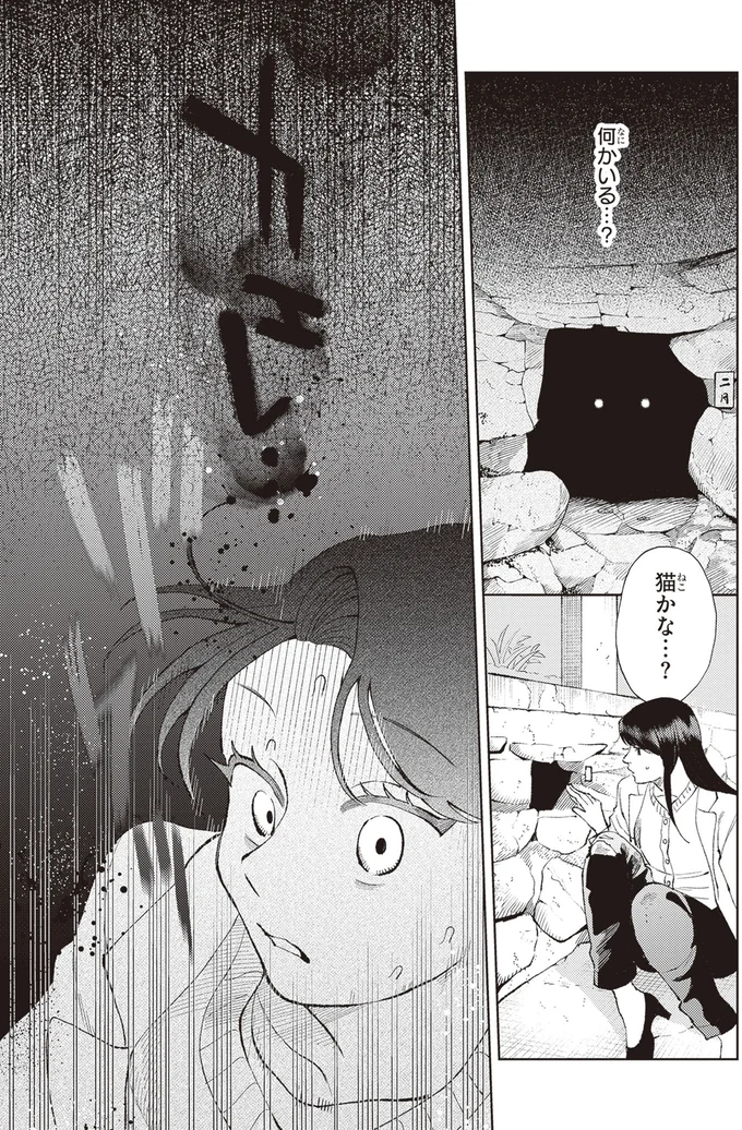 住宅街で見つけた「不思議な神社」。穴が開いてる...その奥に潜潜んでいた「何か」／京都伏見のあやかし甘味帖1 14446597.webp