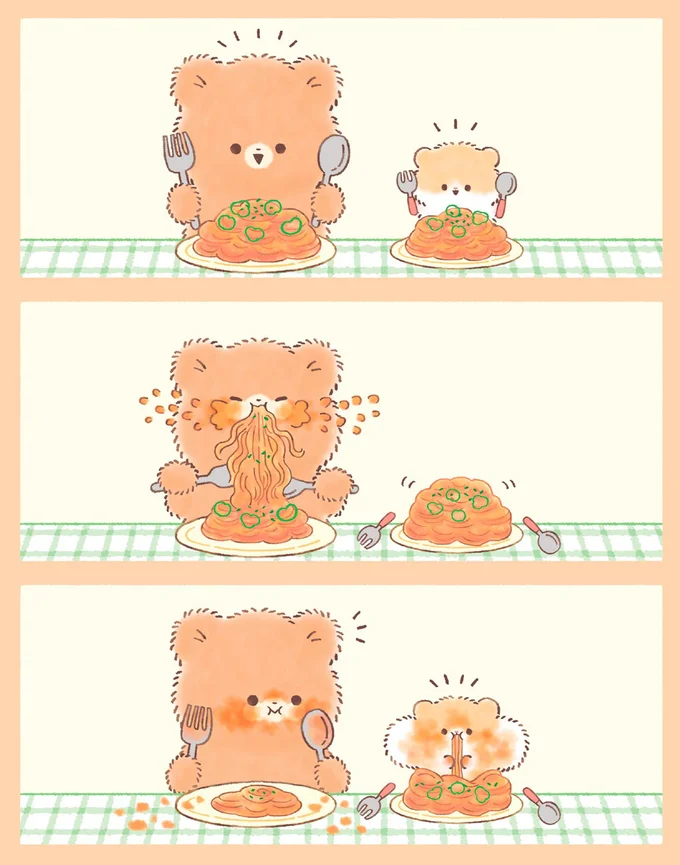 今日は一緒に絵本を読もうね。あれ?ハムスター君?/こぐまくんとハムさん 14485148.webp