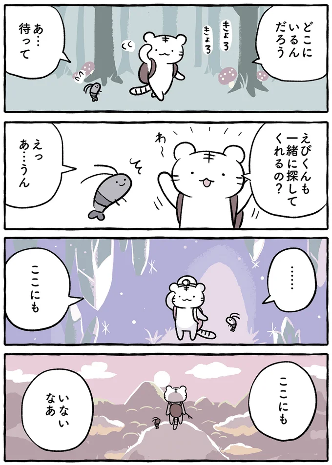 奇跡？強くなりたい「ホワイトとブラック」2人のタイガーが出会った！／ホワイトタイガーとブラックタイガー 14640829.webp