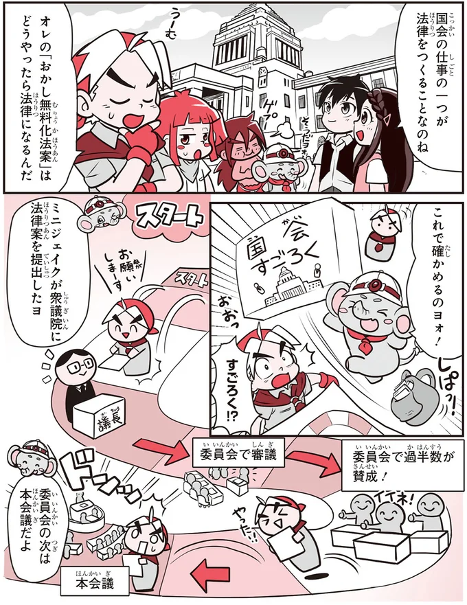 【政治の基礎知識】成立するまで何度も審議。新しい法律ができるまで/のびーる社会 政治のしくみ 14746293.webp