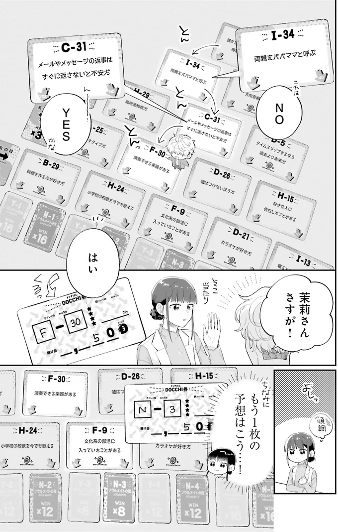 答えを予測する賭けゲーム。彼を一番分かっているのは私と証明したい！／金曜の夜はボドゲと君と1 14790747.webp