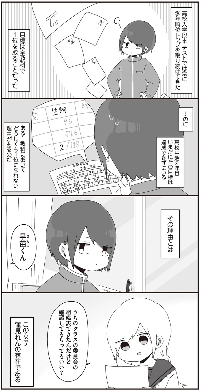 全教科1位が目標の学級委員長が生物だけ勝てない相手。その生態は...／ほむら先生はたぶんモテない2 15093500.webp