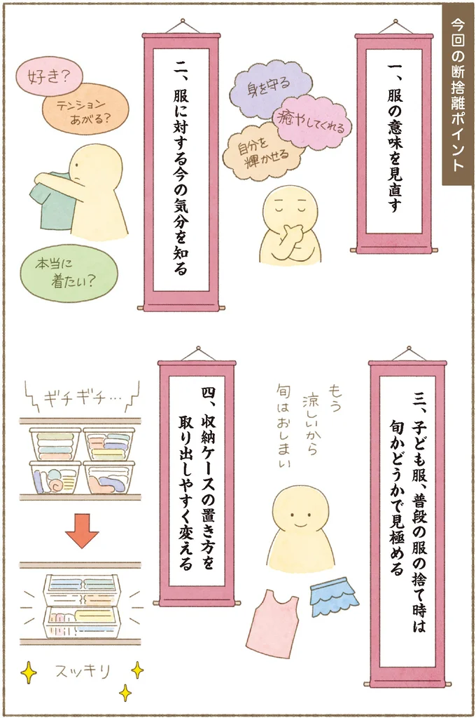 【身につく断捨離】心と対話して身に付く「自分の旬の服」を見つける力／マンガで納得　身につく断捨離 15260363.webp