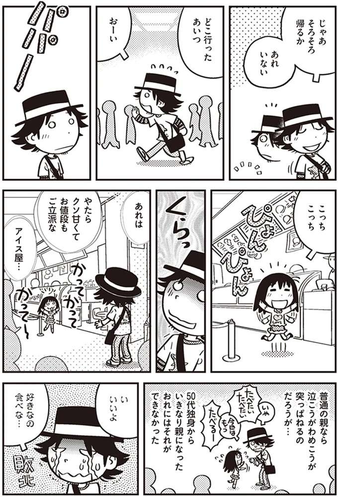 アイスをねだられても突っぱねられない...55歳で8歳の娘の父親になった漫画家／父娘ぐらし chichi2_3.jpeg
