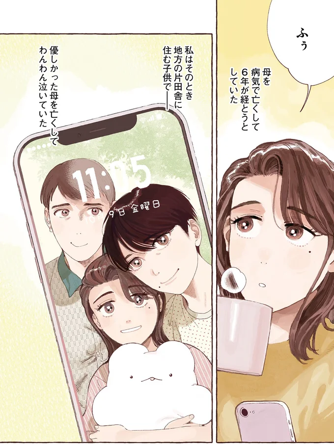 悪い夢から守ってくれた「ぷくちゃん」。入院したママも守ってくれますように／ぷくちょらりファミリア 16364382.webp