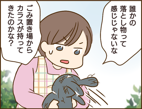 嫌がらせ!?家の前に捨てられたぬいぐるみ。その後ろに義姉の影が...／家族を乗っ取る義姉と戦った話 5.png