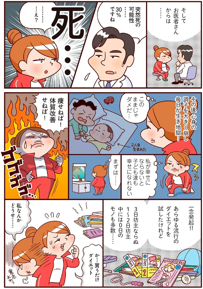 あだ名は「力士」。太るスパイラルに陥っていた私が痩せると決心したワケ／最強ずぼら女子が成功した唯一のダイエット 01-05.png