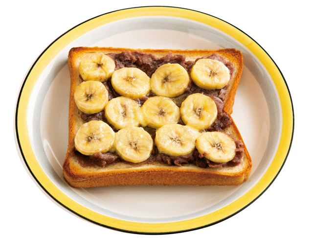 バナナあんこの優しい甘さ おやつトースト レシピ2選 朝食トーストのススメ 毎日が発見ネット