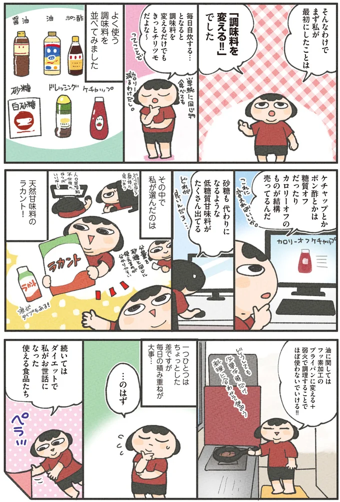 レシピを工夫すれば我慢せずに痩せられる!? まずは調味料をチェンジ／食べるのを1回も我慢せずに30キロ痩せました！ 13268414.webp