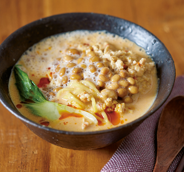 「酢納豆」を使った主食レシピ3選！パンやスパゲッティ、担々麺の健康効果がアップ