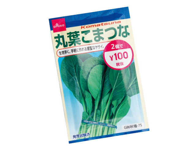 100円ショップでそろえて育てる「小松菜」。寒さに強くて「プランター菜園」に好適！ 2104_P046_01.jpg