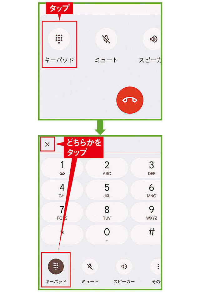 【スマホ初心者向け簡単レクチャー】スマホで通話しているときの便利な操作方法を知りたい 2401_P060-061_12.jpg