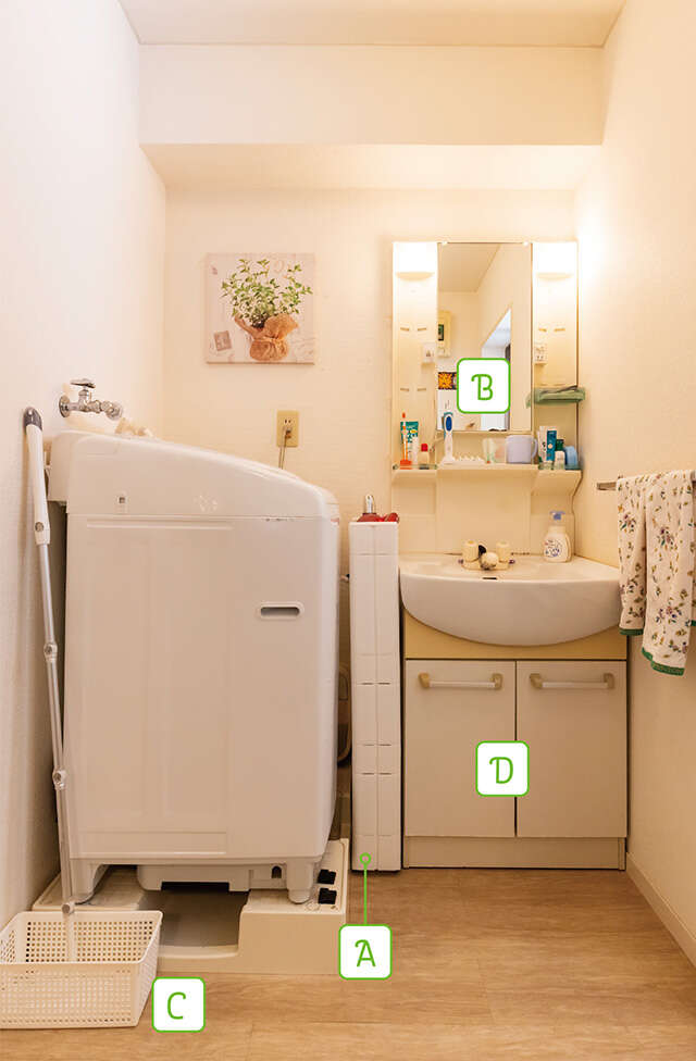 「捨てられない」人に朗報！ ごちゃごちゃした洗面台周りプロがを整える「捨てない片付け」【プロが指南】 2512_P010-011_01.jpg