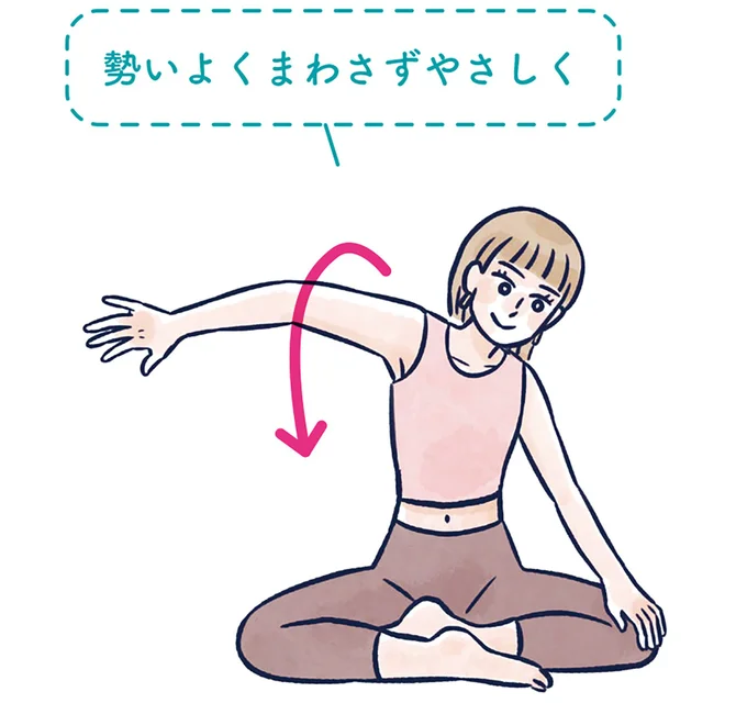 目指せ、ノースリーブ美人！ スラリとした二の腕になる「鎖骨ストレッチ」／ひねって伸ばす ふわトレッチ 59.png