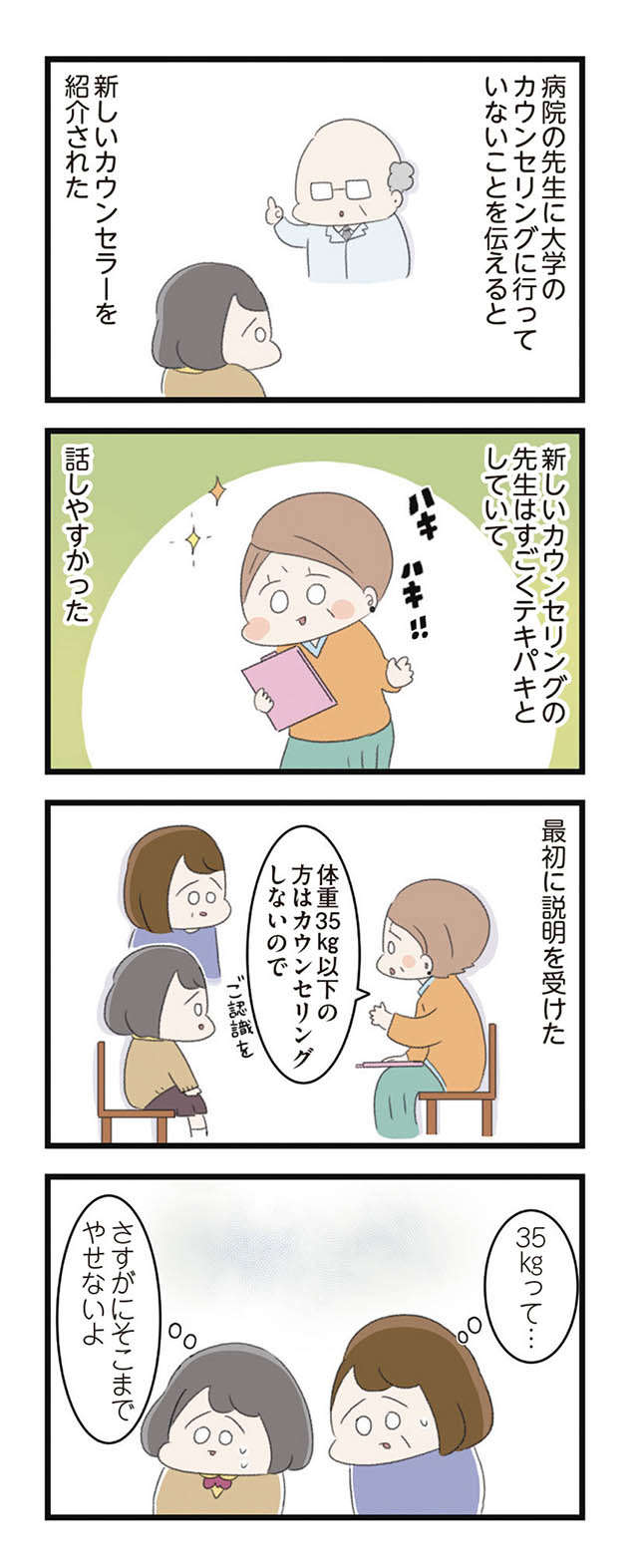 心療内科の診断は「摂食障害」!? 私は"神様"の言うことを聞いてるだけで病気じゃない！ でも、体は... 33.jpg