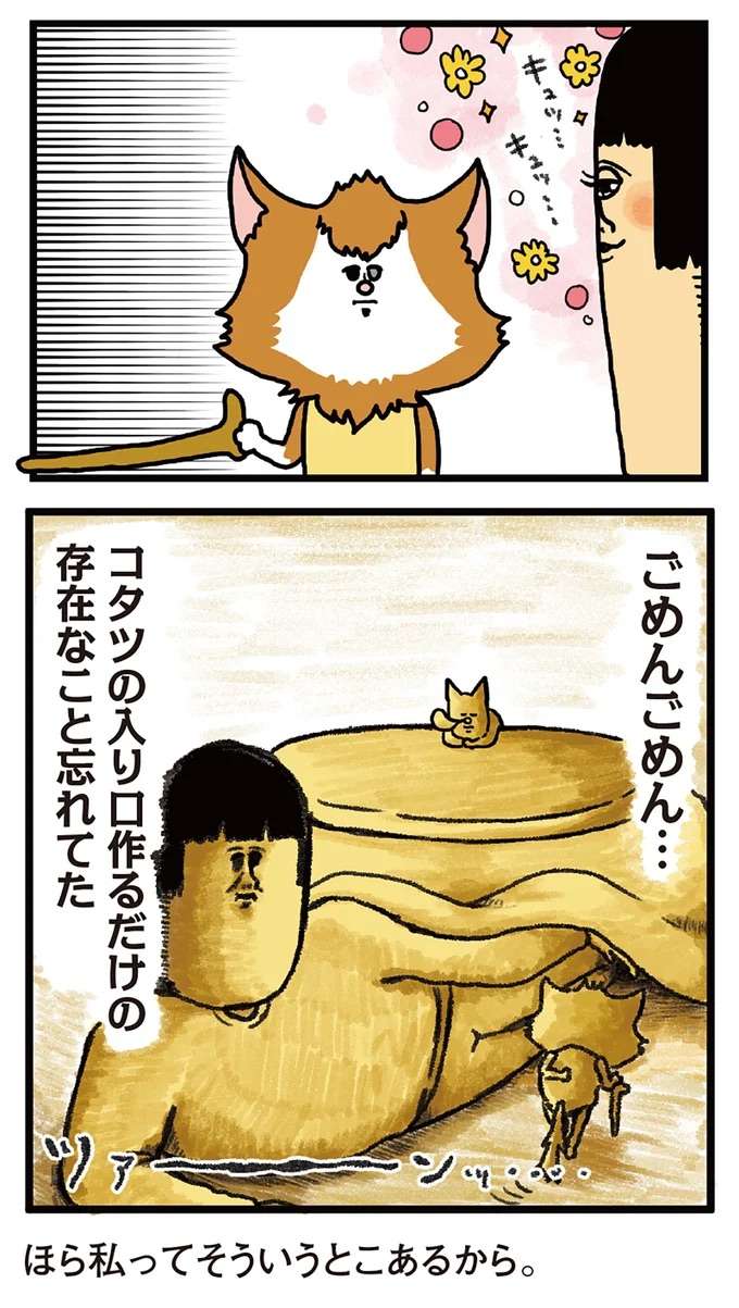 猫たちに「愛」が届かない。まばたきで愛情を伝えてみたら...ごめん／まめきちまめこニートの日常 2 mameko20_3.jpeg