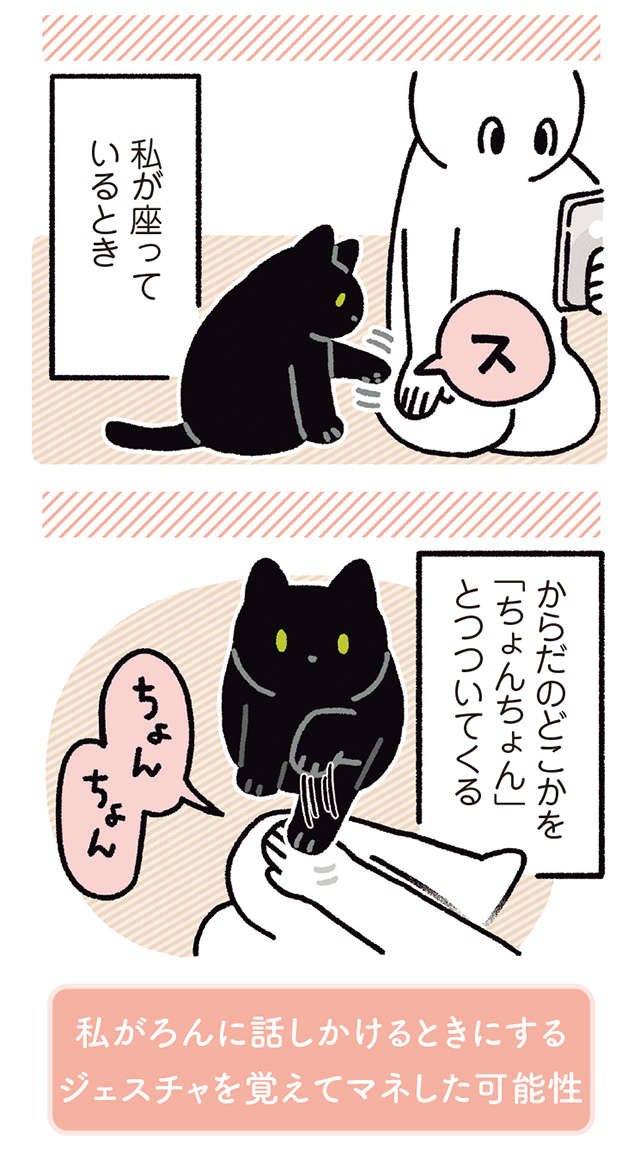 「どこで覚えたの」うちの猫の気の引き方がかわいすぎて...たまらない！／黒猫ろんと暮らしたら 11.jpg