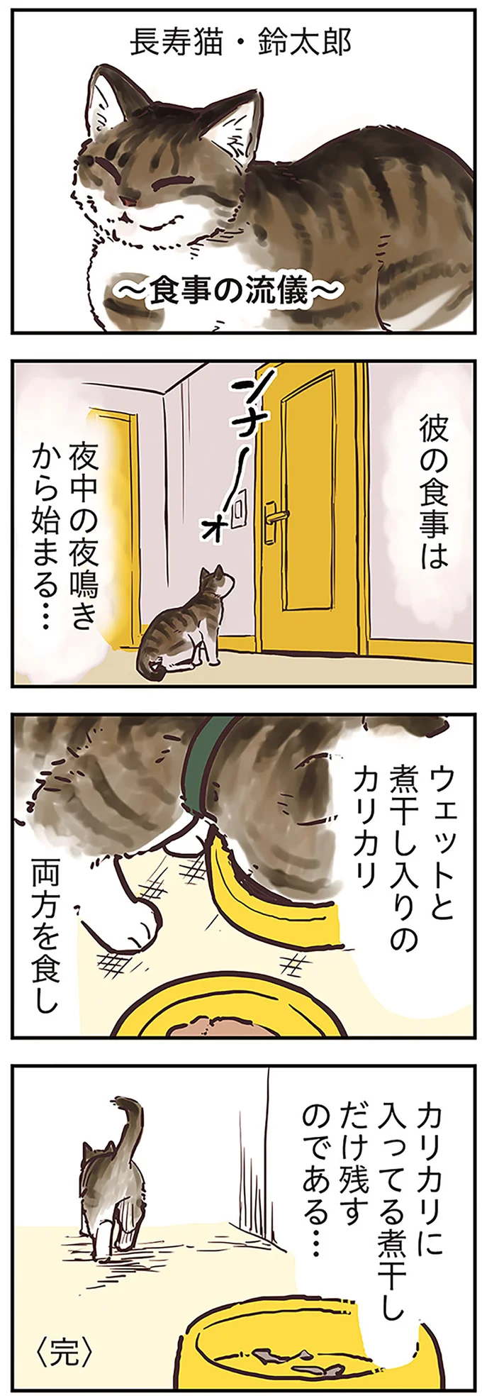 ご長寿猫の特徴は「しっかり食べること」。食事を飽きさせないことが大切／猫と幸せに暮らすための教科書 10-04.png