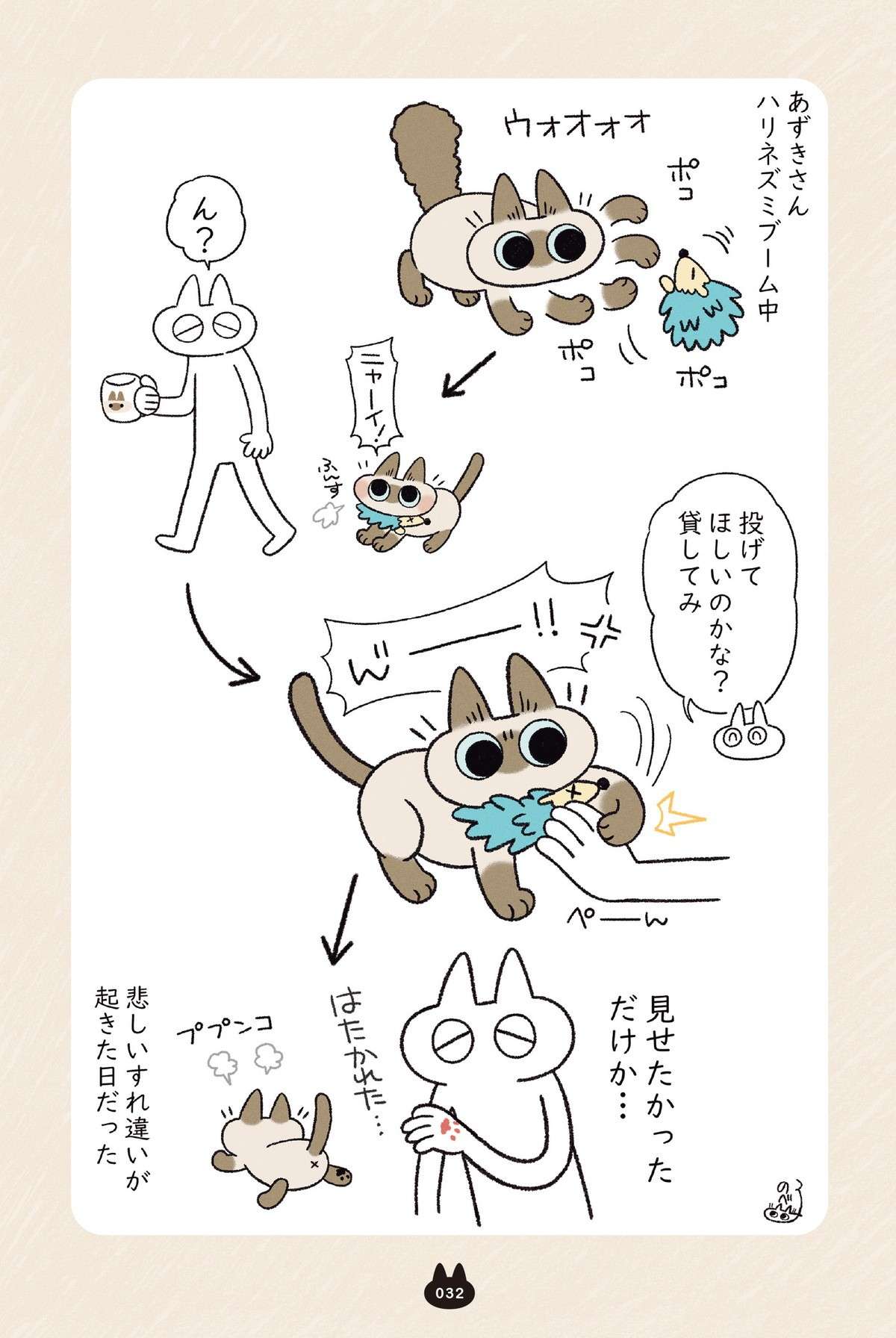 猫の「遊んでほしい顔」見つめられた飼い主は...？／とっても