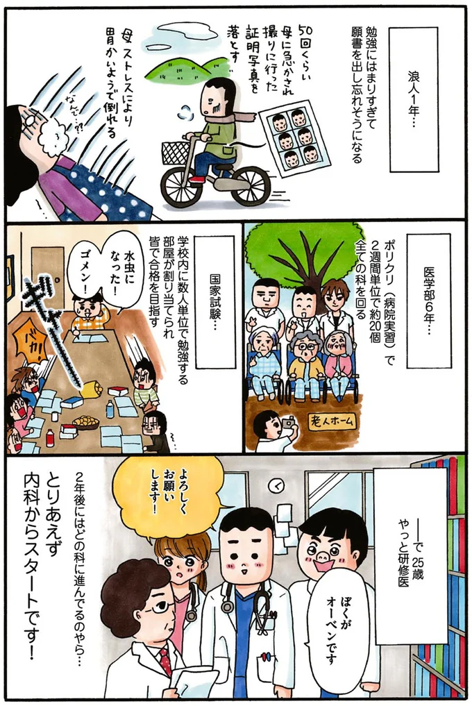 『あたふた研修医やってます。24時間お医者さん修行中コミックエッセイ』 01-06.png
