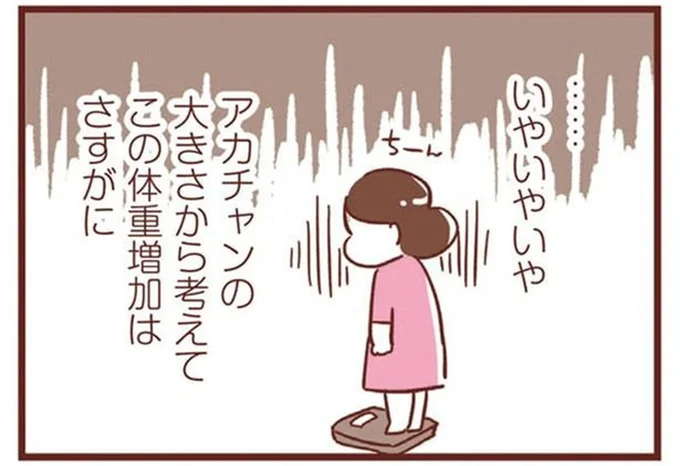 おなかの膨らみはアカチャンではなく体重増加！ 妊婦健診前夜にとった作戦／365日アカチャン満喫生活