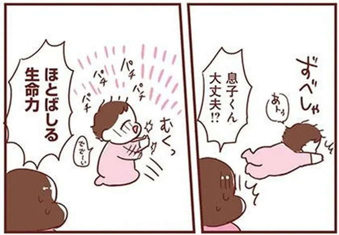 拍手を体得したアカチャン。転んでも、ごはん中でも「パチパチ」大爆発／365日アカチャン満喫生活