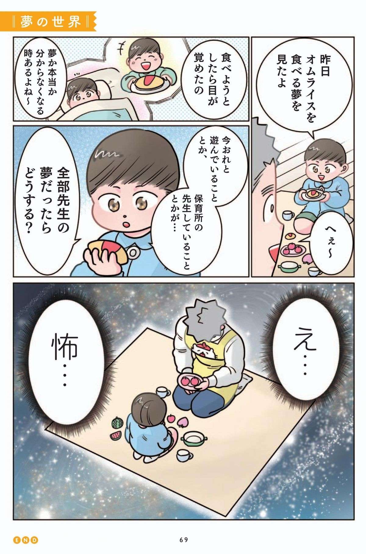 「え...怖...」園児が話す夢の話。どうする？って言われても...！／保育士でこ先生 13.jpg