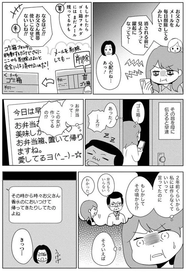 「会いたい(^^;;」60歳父の不倫疑惑。生々しいメールに...うわっ／熟年不倫サレ母は今日も離婚に踏み切れない 3.webp