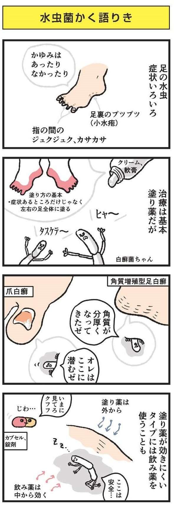 治りにくい水虫...皮膚科医が教える対処法あれこれ／皮膚科医デルぽんのデルマな日常 皮膚科医デルぽんのデルマな日常5-3.jpg