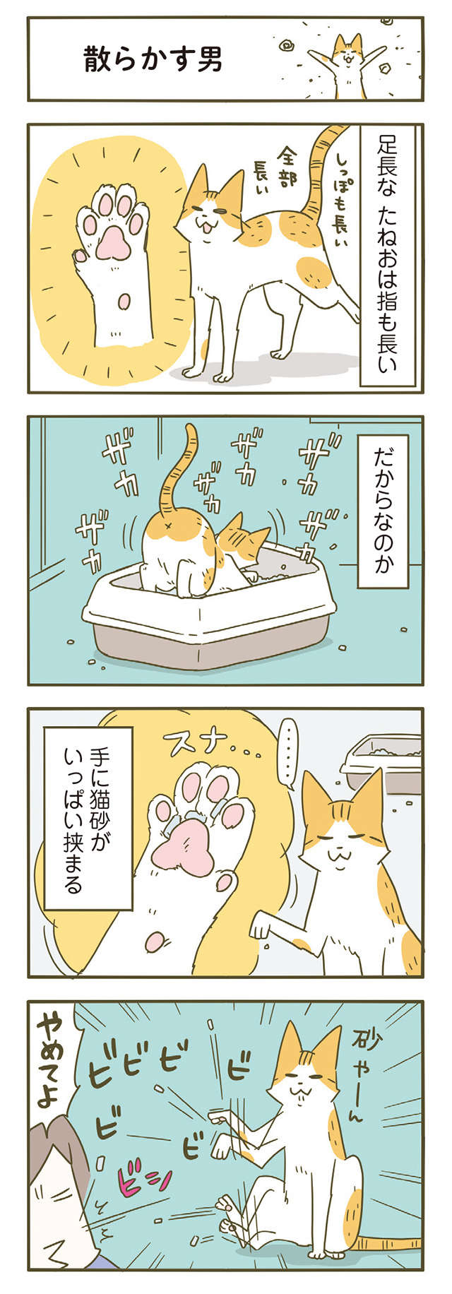 「容赦ないな」愛猫を抱っこしようとしてギックリ腰に！さらに...／うちの猫がまた変なことしてる。6 11.jpg