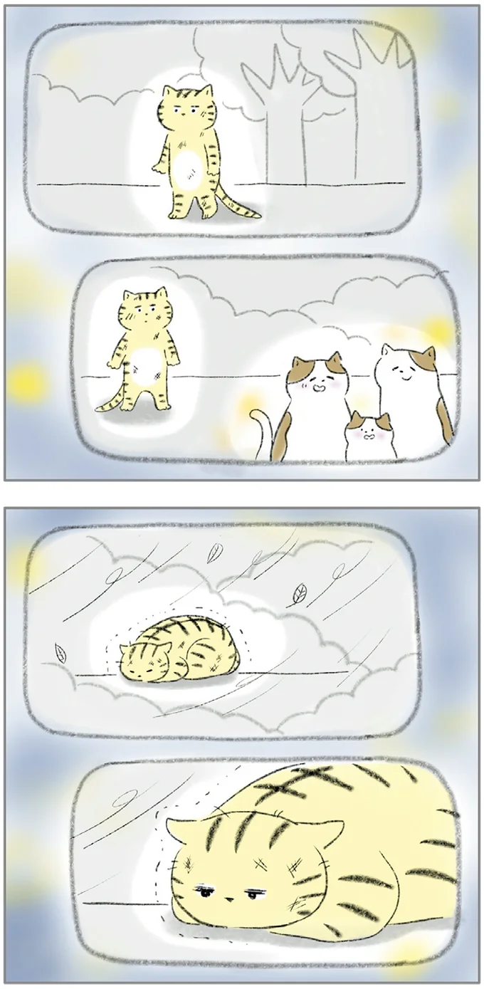 『ターとアグのしあわせ日和 元ノラ猫と元保護犬、ふたりは親友』 08-13.png