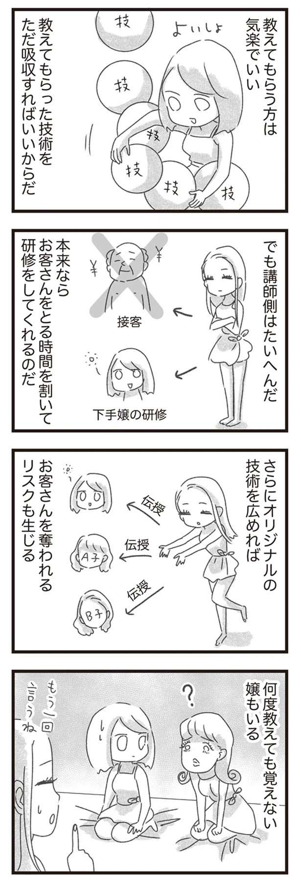 「なんか悔しいいい!!」超真面目な新人にセラピスト講習をした結果...／コンプレックスだらけの私が始めた新しい仕事 esutejo5_3.jpeg