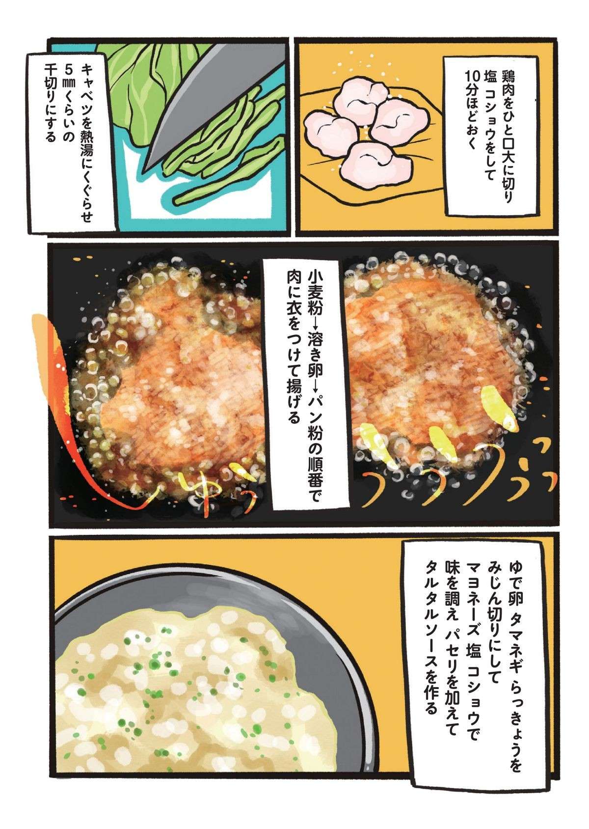 タルタルソースの隠し味はらっきょうの甘酢漬！大分「チキンタルタルソース丼」／みんなのどんぶり食堂 12.jpg