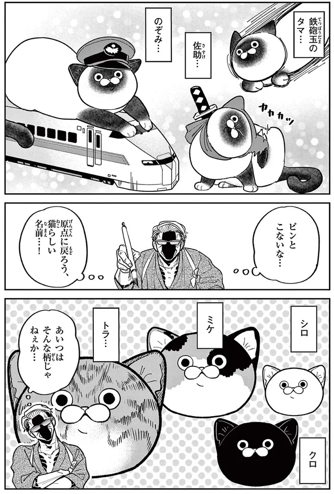 「鉄砲玉の...タマ!?」元極道が野良猫の命名に頭を悩ませていると...／オヤジとにゃん吉 16204605.webp